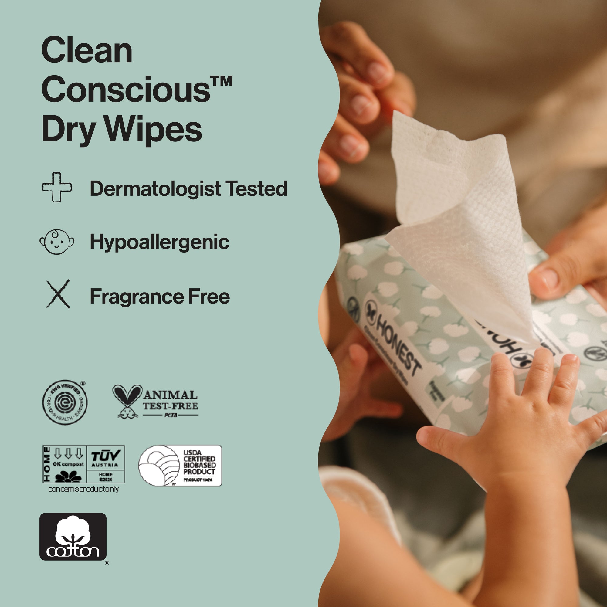 Clean Conscious™ Dry Wipes - Image 8