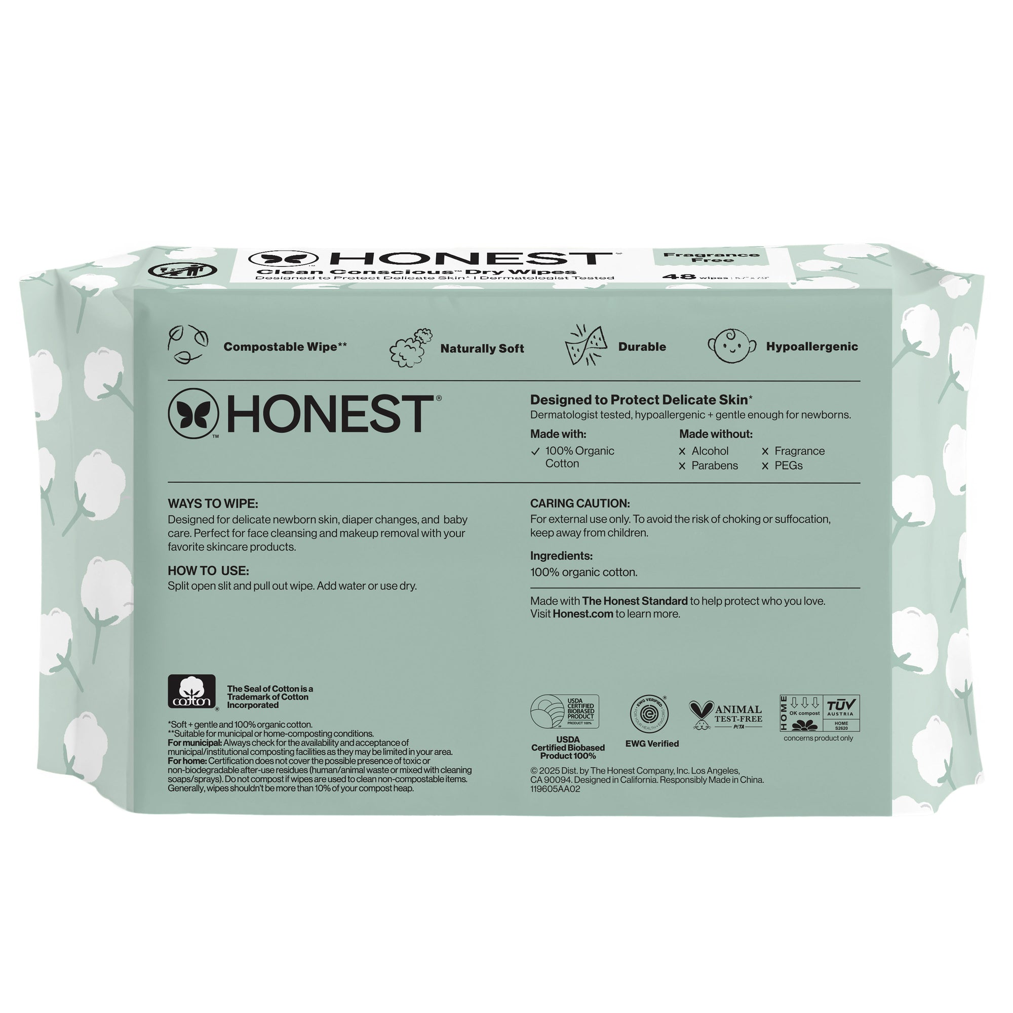 Clean Conscious™ Dry Wipes - Image 15