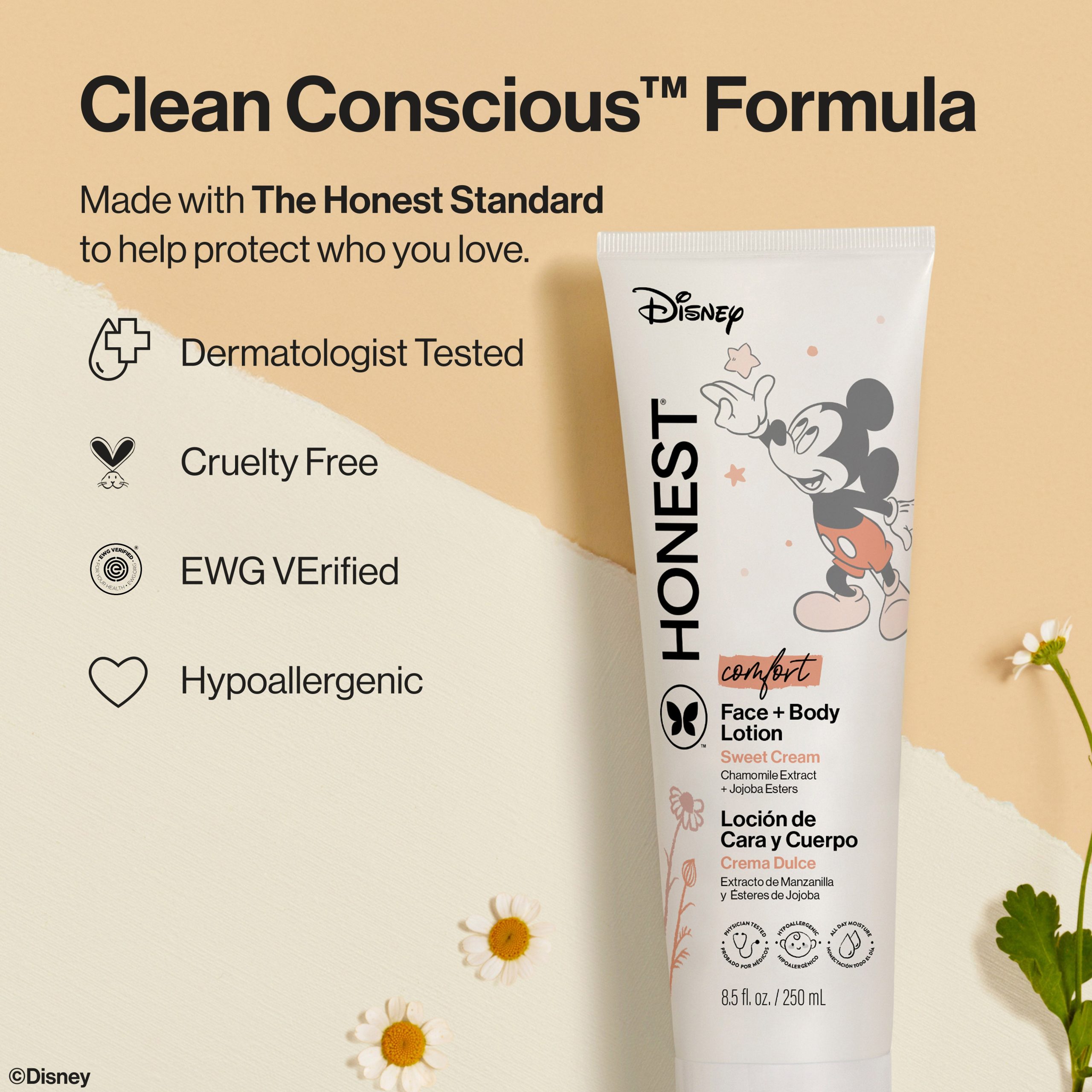 Disney’s Mickey Mouse Face + Body Lotion, Comfort - Image 4