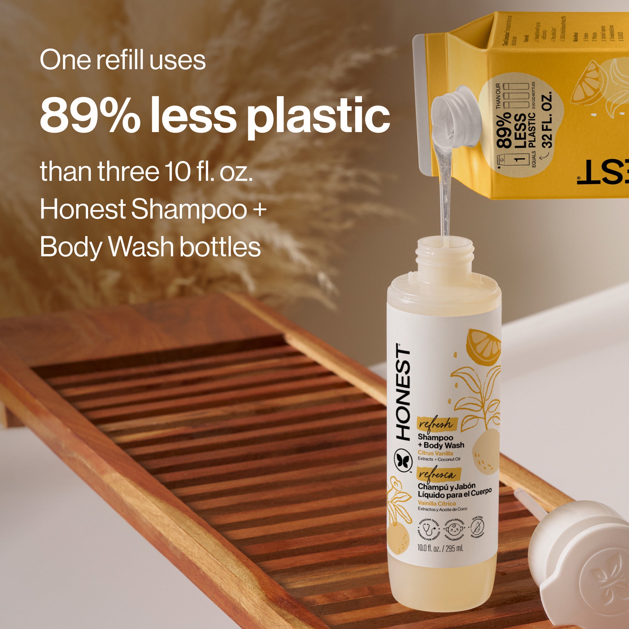 Shampoo Body Wash, Carton Refill, Citrus Vanilla - Image 3
