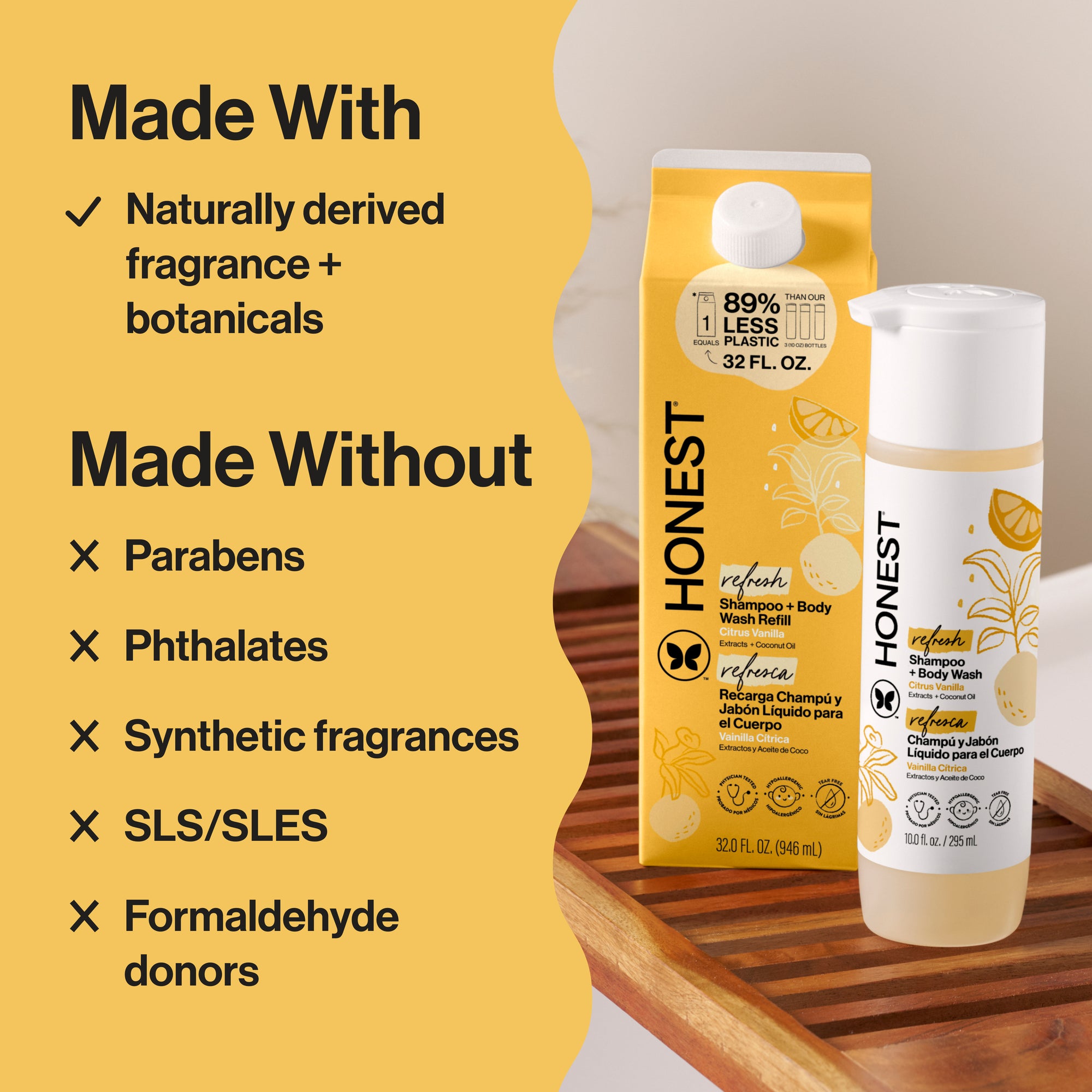 Shampoo Body Wash, Carton Refill, Citrus Vanilla - Image 4