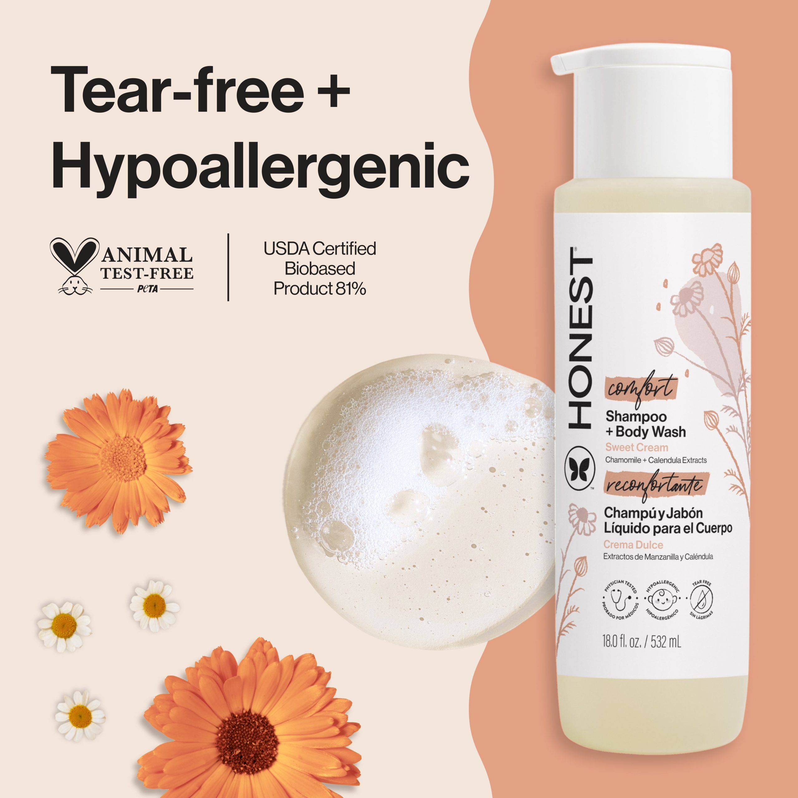 Shampoo + Body Wash, Value Size, Comfort - Image 2