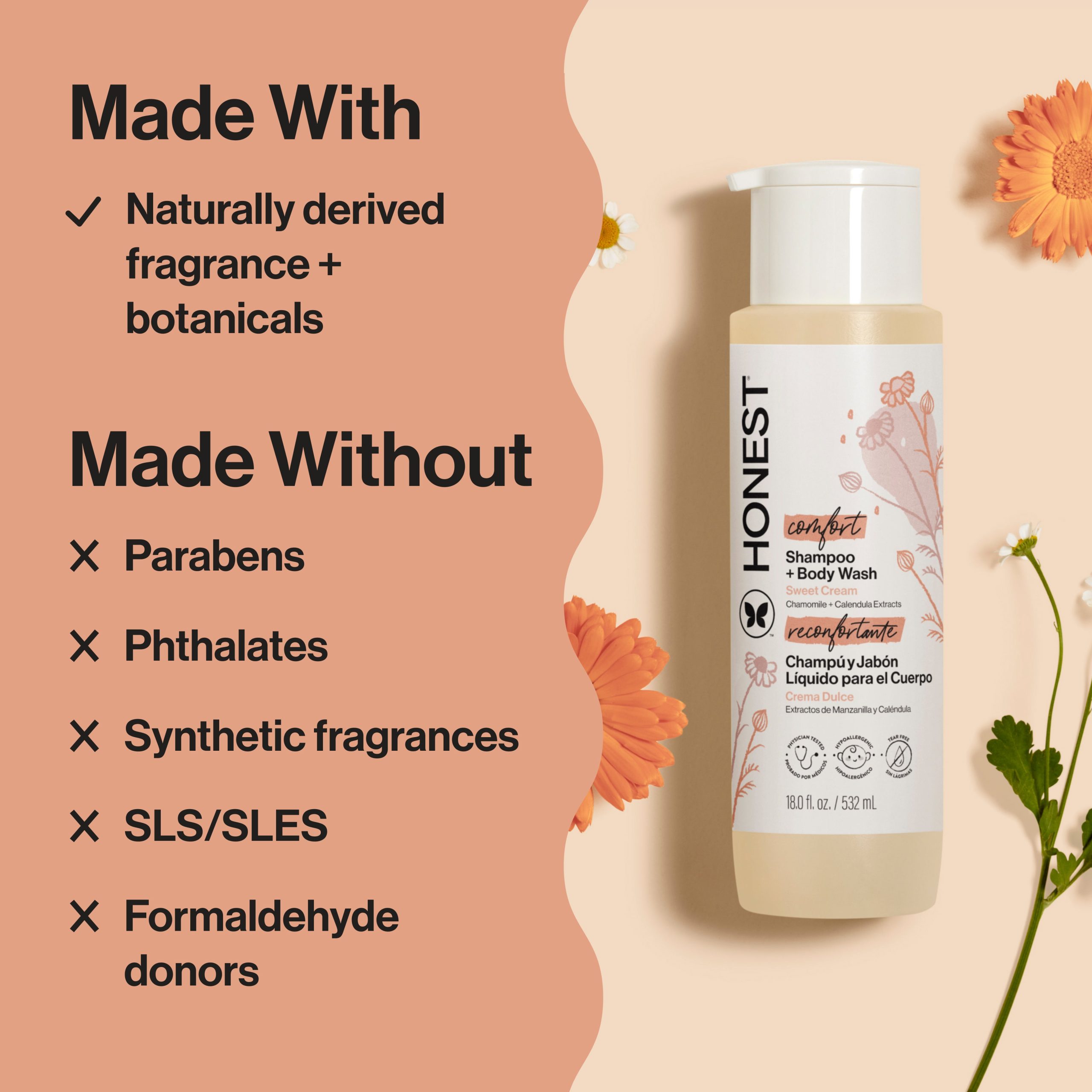 Shampoo + Body Wash, Value Size, Comfort - Image 4