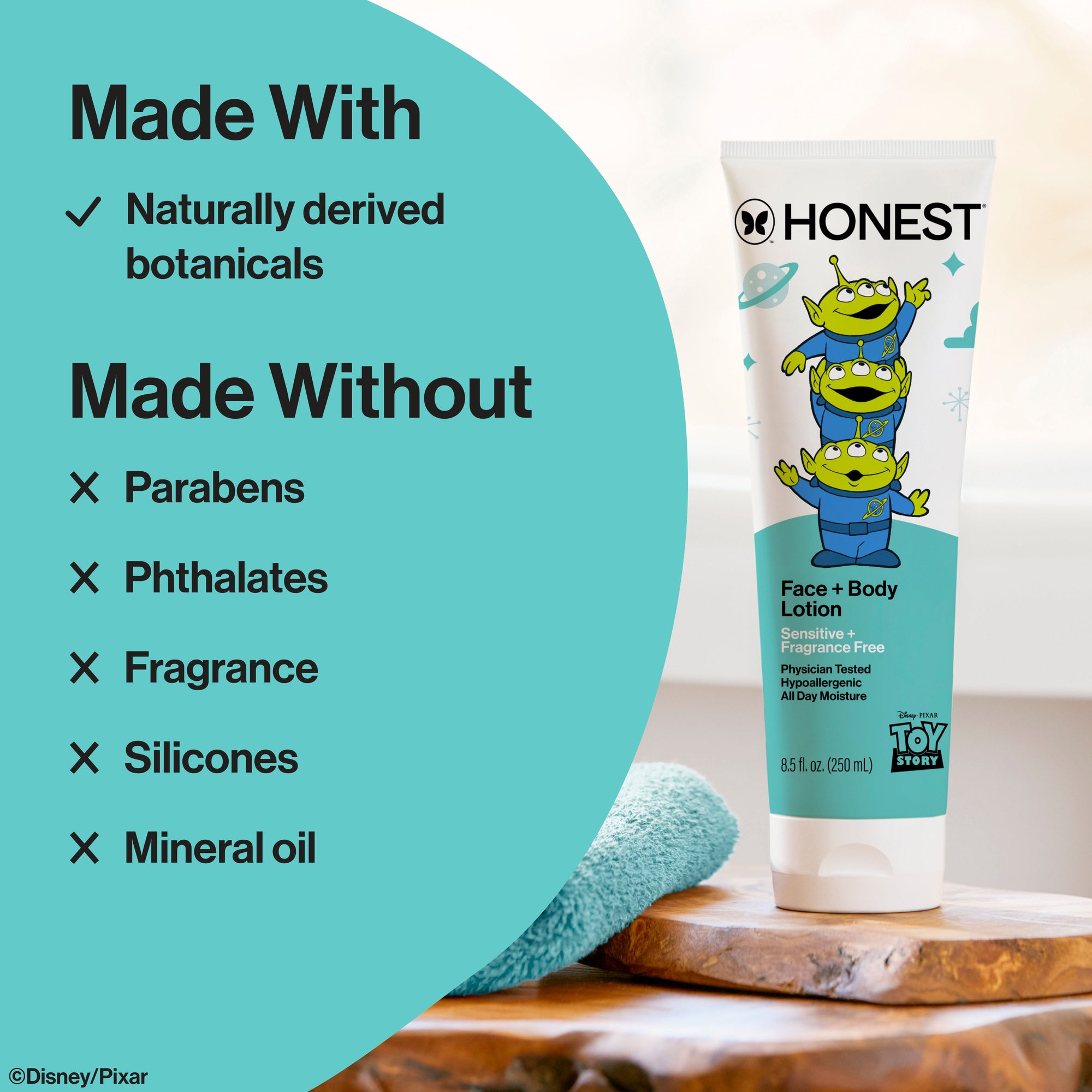 Disney and Pixars Toy Story Face + Body Lotion, Sensitive - Image 4
