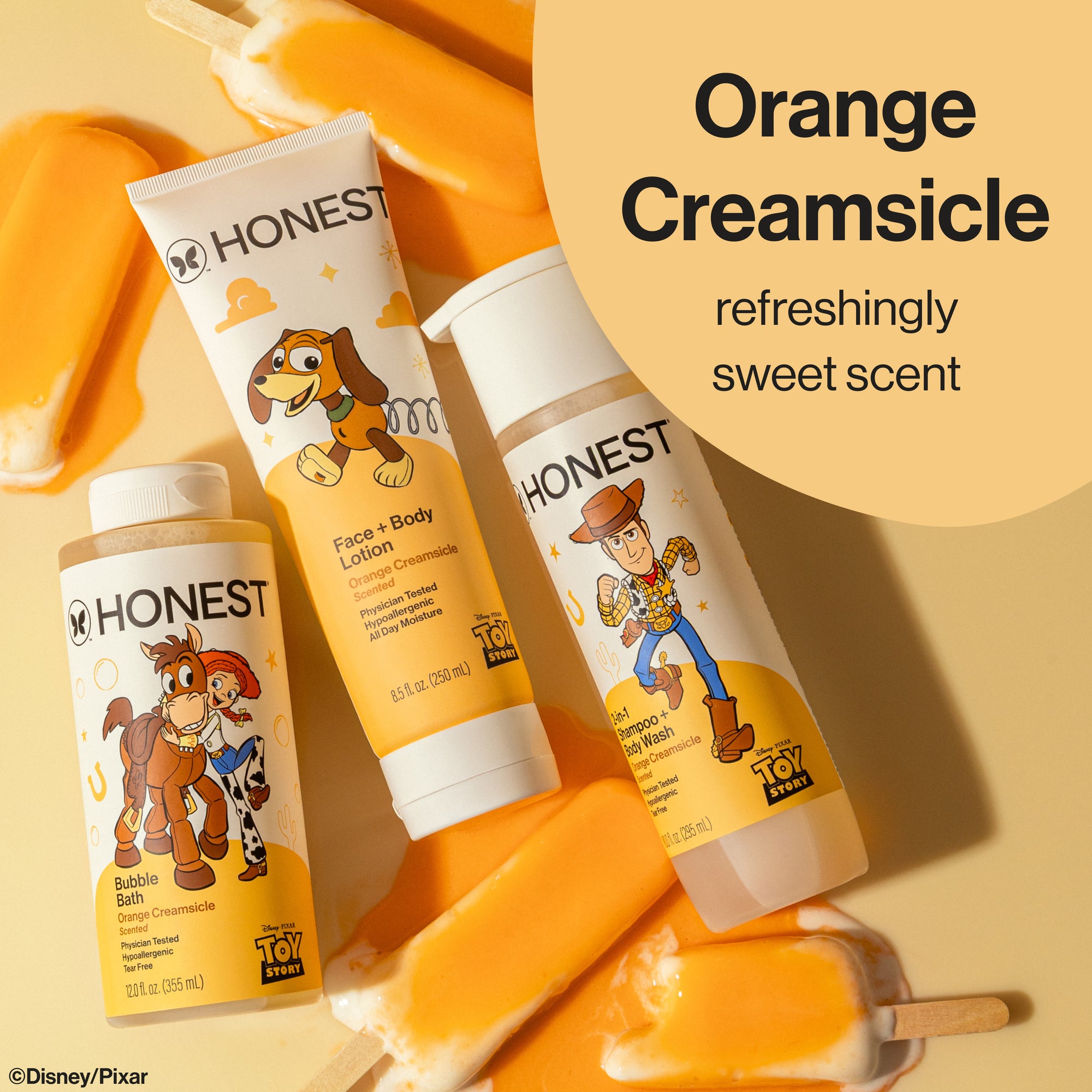 Disney and Pixars Toy Story Bubble Bath, Orange Creamsicle - Image 6