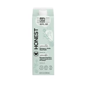 Shampoo Body Wash, Carton Refill, Sensitive