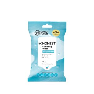 Sanitizing Alcohol Wipes, Free + Clear, 15 Count